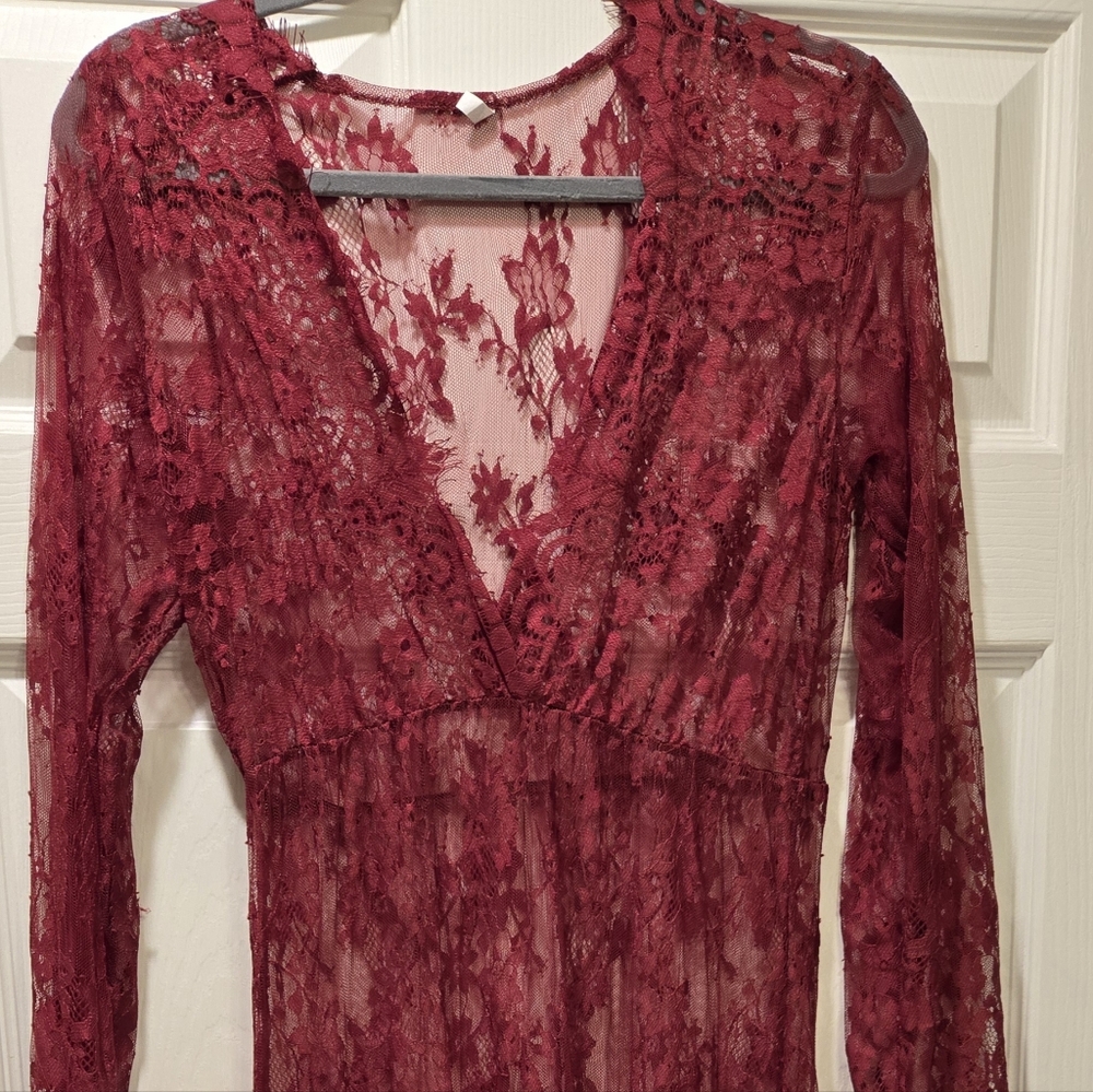 Womens Long Maternity Dress, XL